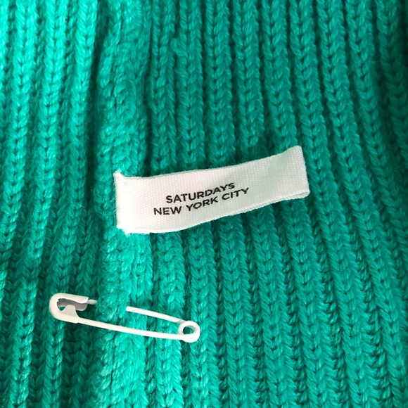 **Saturday's NYC 1X1 Cashmere Blend Ribbed Beanie - Picture 3 of 3